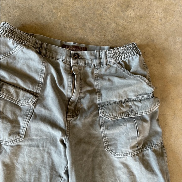 Vintage Wide Leg Cargo Pants - Picture 2 of 3